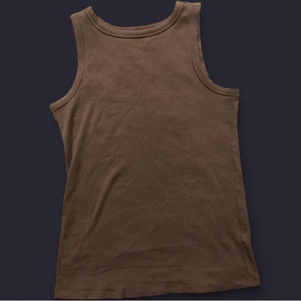 S | Nine West brown tank top